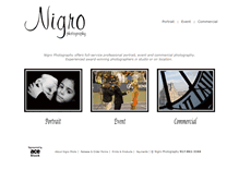 Tablet Screenshot of nigrophoto.com